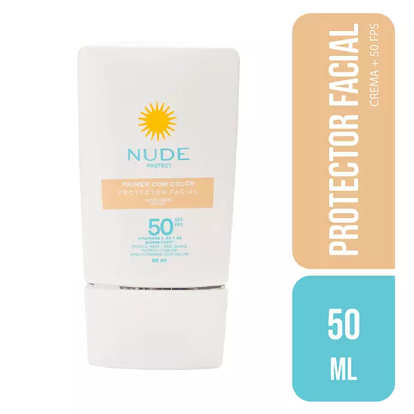 Protector Nude Spf 50 Facial Color Bioprotec