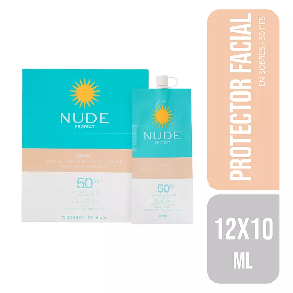 Protector Nude Facial Prime Con Color Fps 50