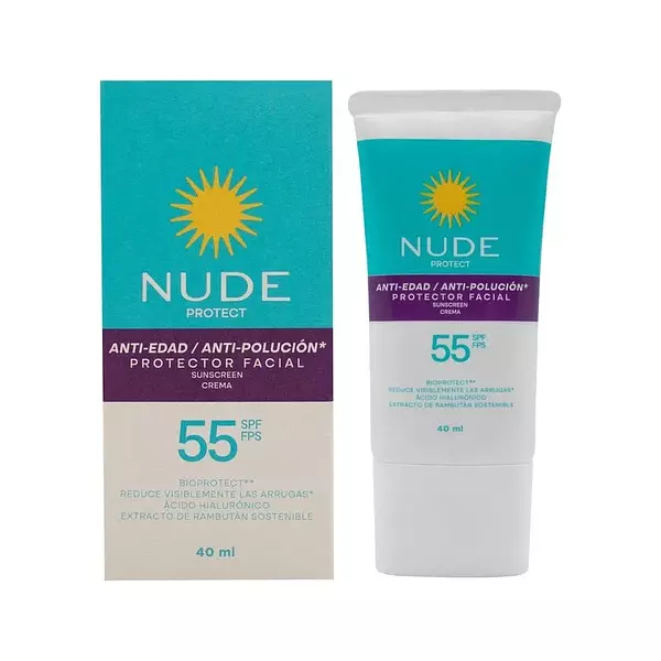 Protector Facial Nude 55 Spf Antiedad