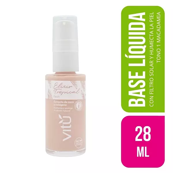 Base Vitu Elixir Tropical 1 Macadamia