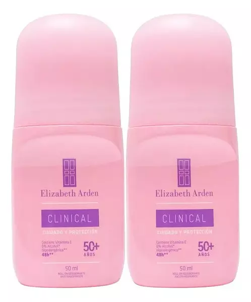 2 Desodorantes Elizabeth Arden Clinical Rollon