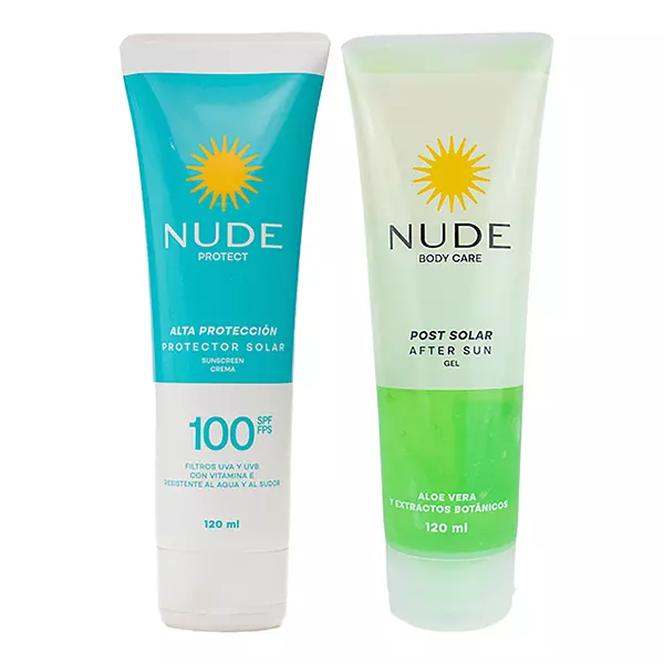 Protector Nude Spf 100 + Gel Post Solar