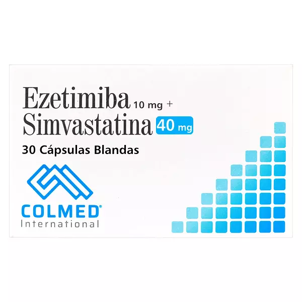 Ezetimiba 10 Mg + Simvastatina 40 Mg