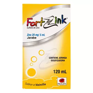 Fortzink Jarabe 20 Mg/5 Ml