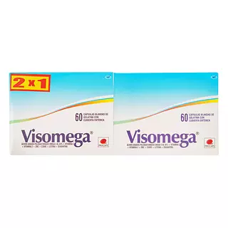 Visomega Capsulas Blandas 2x1