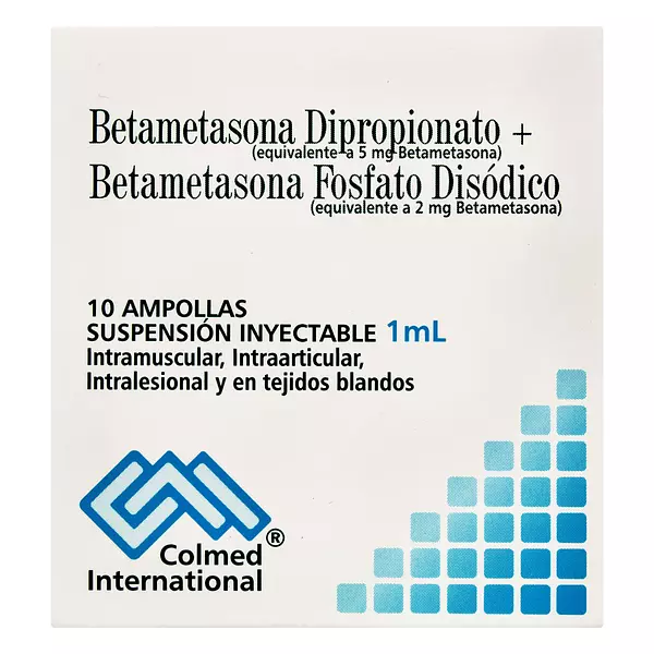 Betametasona Fosfato/Dipropionato 5 Mg/2 Mg