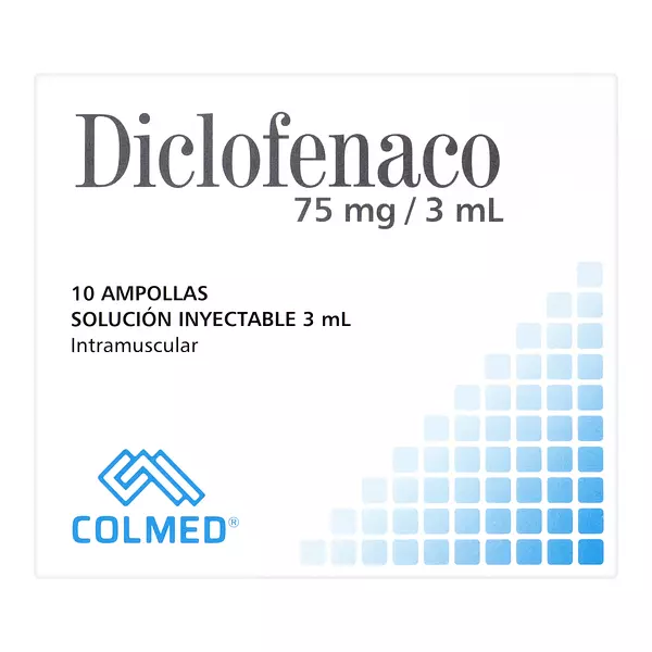 Diclofenaco Sodico 75 Mg/3 Ml