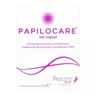 Papilocare Gel Vaginal 7 Canulas 5 Ml