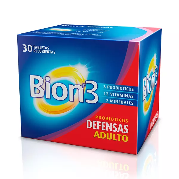 Bion 3 Probioticos Defensas 29.9 Gr