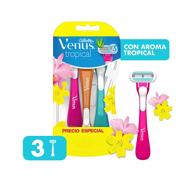 Maquina Desechable Venus Tropical