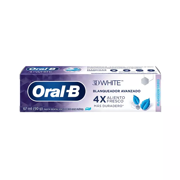 Crema Dental Oral-B 3d White Glamorous 90 Gr