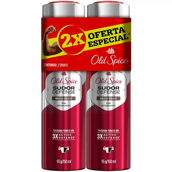 2 Desodorantes Old Spice Spray Seco Sec Precio Especial