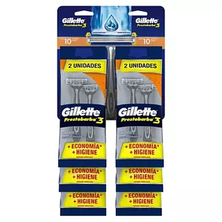 Maquinas Prestobarba Gillette3 X 2 Unidades