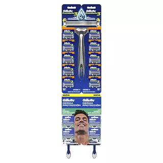 Máquina Prestobarba 3 10 Unidades + 4 Dermo Protección