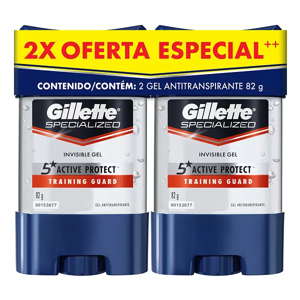 2 Desodorante Gillette Cleargel Training Guard