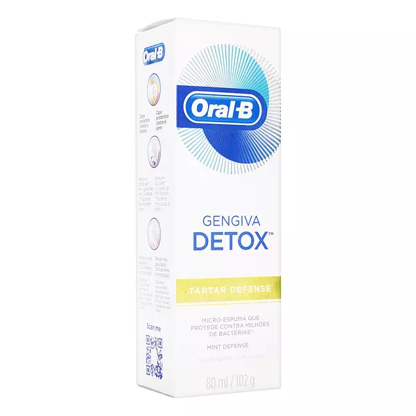 Crema Dental Oral B Encias Detox 102 Gr