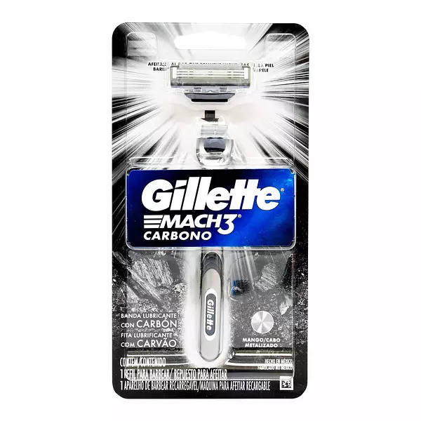 Maquina De Afeitar Gillette Carbono