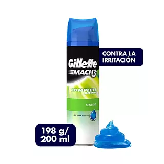 Gel Afeitar Mach3 Sensitive 198 Gr