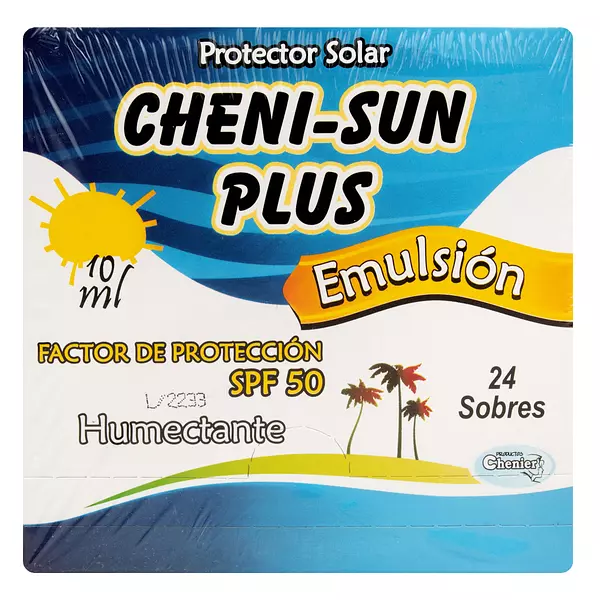 Bloqueador Cheni Sun Plus Spf 50 10 Ml