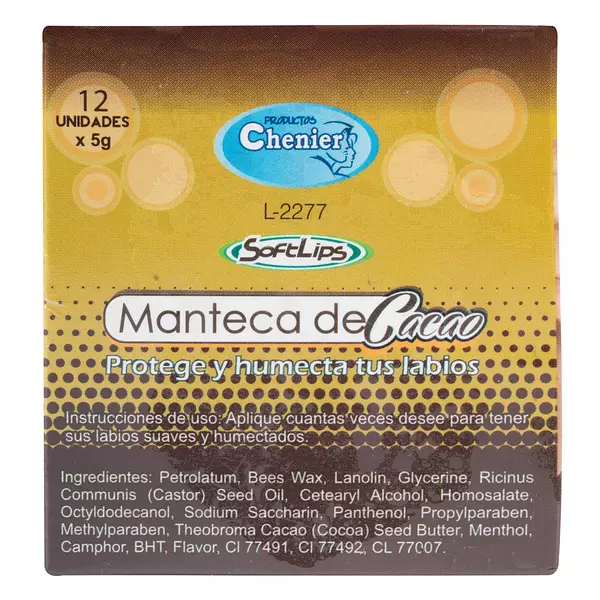 Manteca De Cacao 5 Gr