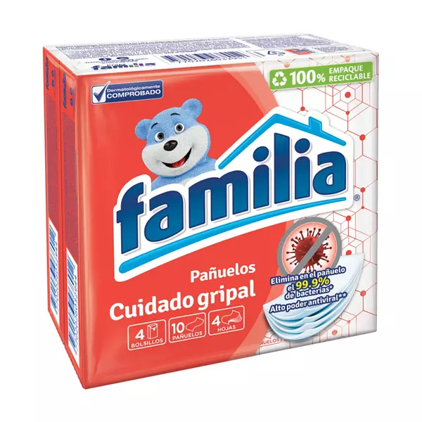 Pañuelos Familia Cuidado Gripal