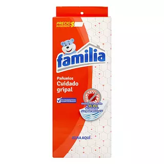Pañuelos Familia Cuidado Gripal