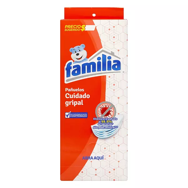 Pañuelos Familia Cuidado Gripal