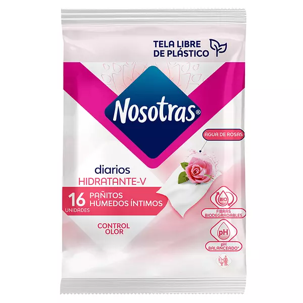 Pañitos Intimos Nosotras Agua De Rosas