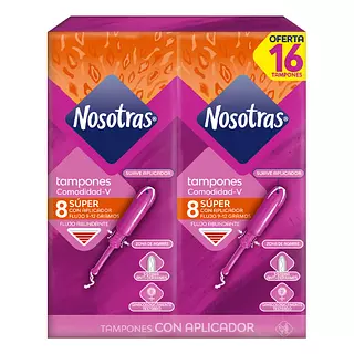 Tampon Nosotras Aplicador Super