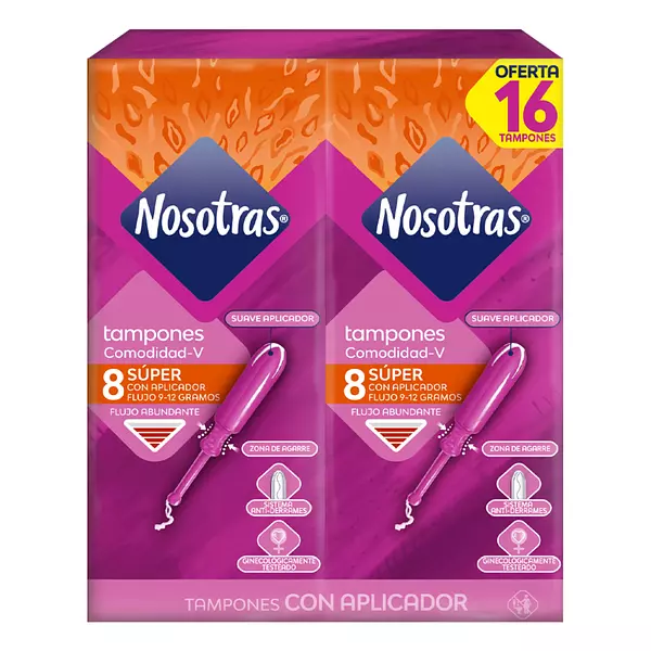 Tampon Nosotras Aplicador Super