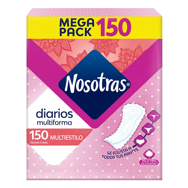 Protectores Nosotras Diarios Multiestilo