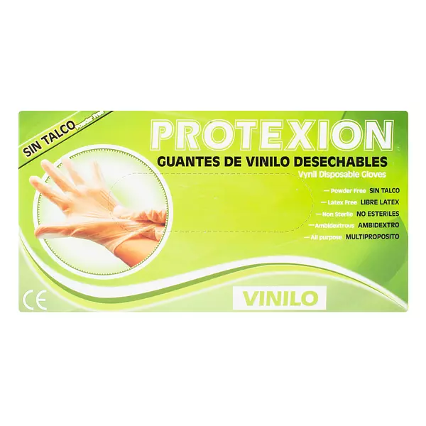 Guante De Examen Vinilo Protex Talla S