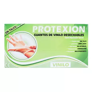 Guante De Examen Vinilo Protex Talla M