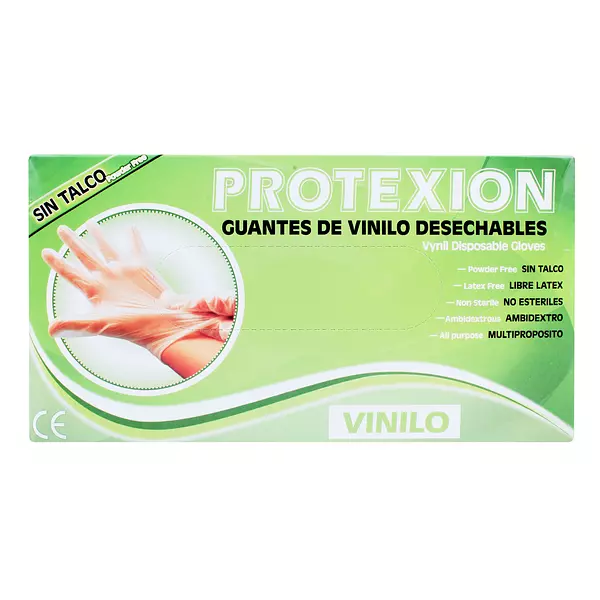 Guante De Examen Vinilo Protex Talla M