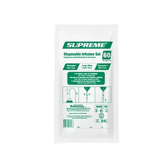 Equipo Venoclisis Supreme Microgoteo 60 Gotas