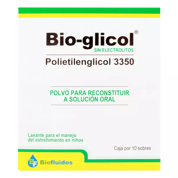 Bio Glicol Sin Electrolitos Niños 8 Gr