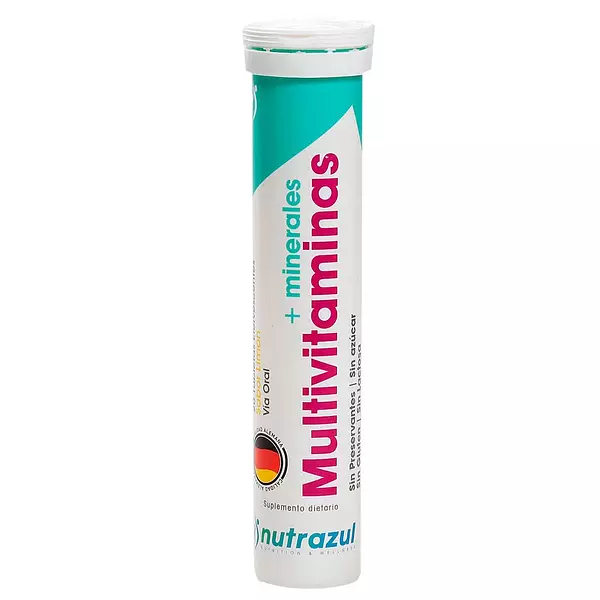 Multivitaminas + Minerales Limon Efervescente Nutrazul