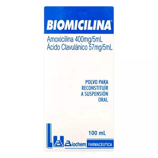 Biomicilina Suspension Oral 400 Mg/5 Ml