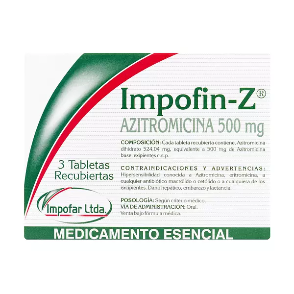 Impofin-Z / Azitromicina 500 Mg