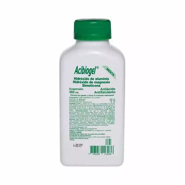 Acibiogel Hidroxido De Aluminio Menta