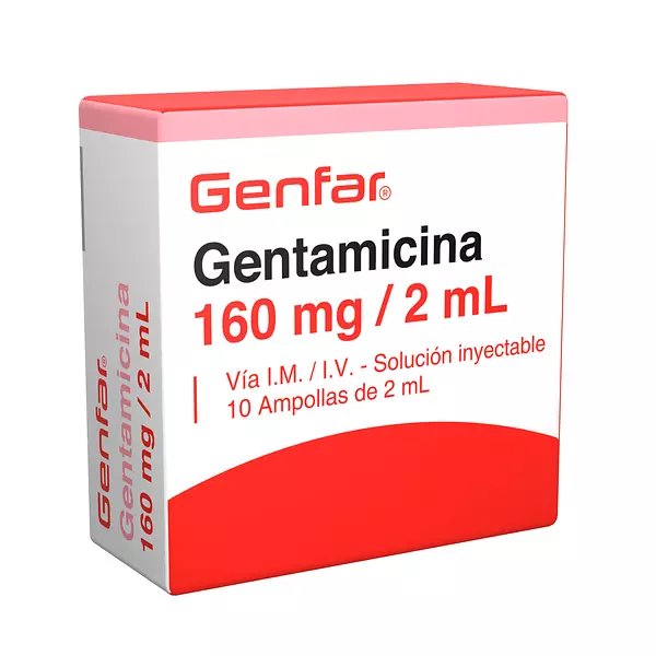 Gentamicina 160 Mg/2 Ml