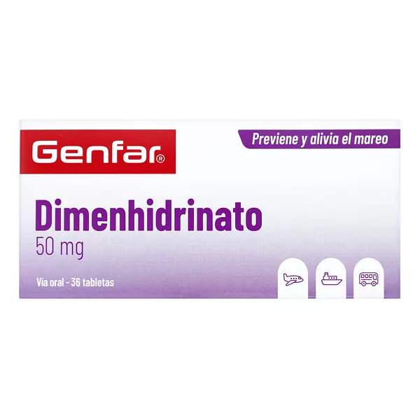 Dimenhidrinato 50 Mg