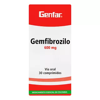 Gemfibrozilo 600 Mg