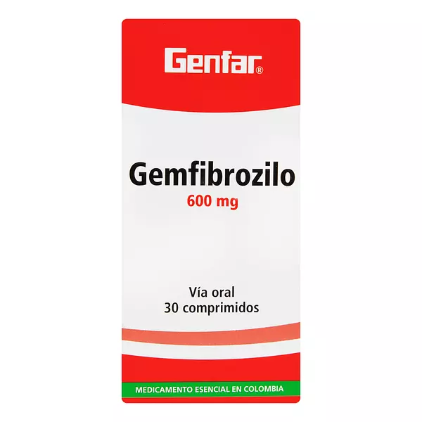 Gemfibrozilo 600 Mg