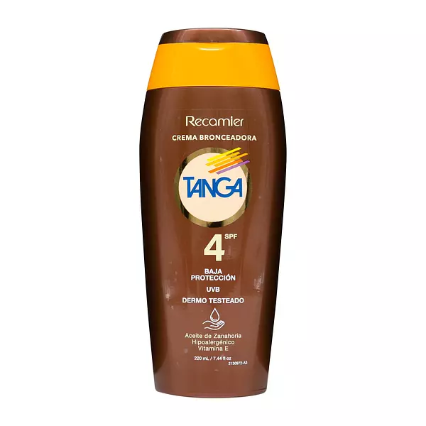 Bronceador Tanga Crema Spf 4