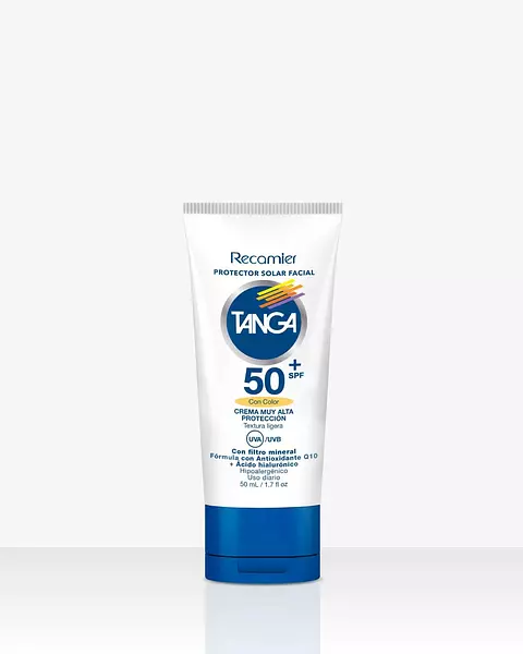 Bloqueador Facial Tanga Spf 50+ Color