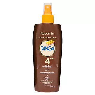 Bronceador Tanga Aceite Spf 4