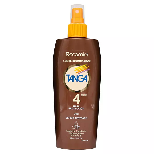 Bronceador Tanga Aceite Spf 4