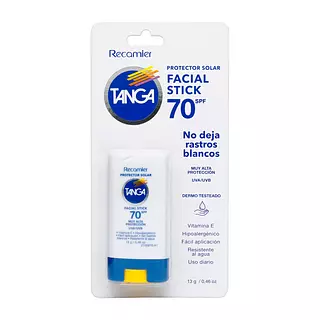 Bloqueador Tanga Spf 70 Barra Facial