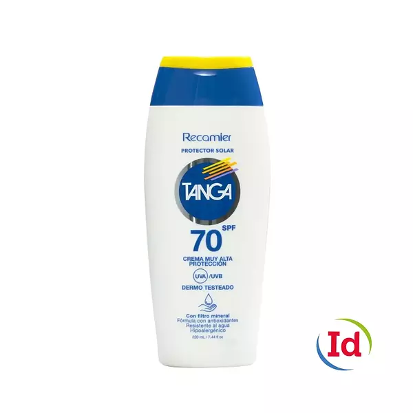 Bloqueador Tanga Spf 70 Adultos Crema